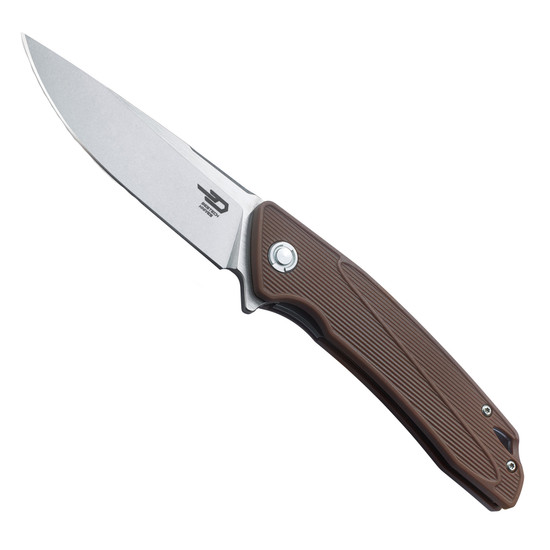 Bestech Knives Spike Brown GRN Folding Knife