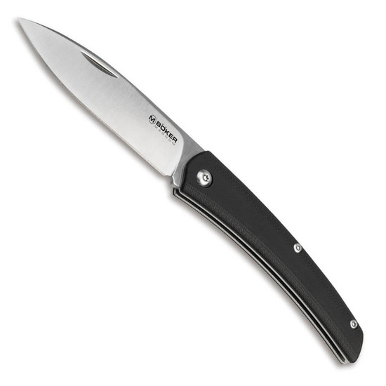Boker Magnum Long Lead EDC Black G10 Folding Knife