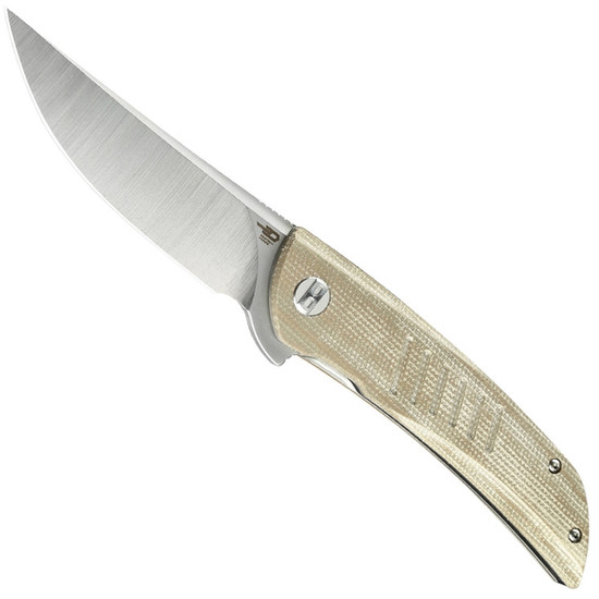 Bestech Knives Swift Beige Micarta Folding Knife