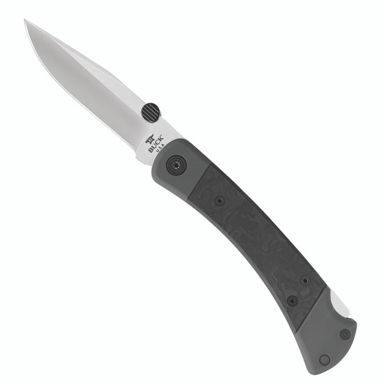 Buck 110 Hunter Marble Carbon Fiber Lockback Knife