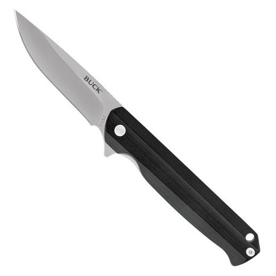 Buck Langford Black G10 Liner Lock Knife