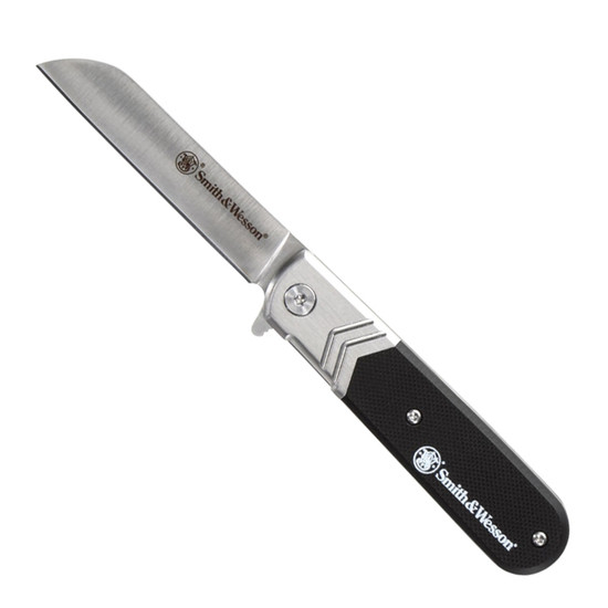 Smith & Wesson Executive Barlow Black G-10 Spring Assisted Knife 