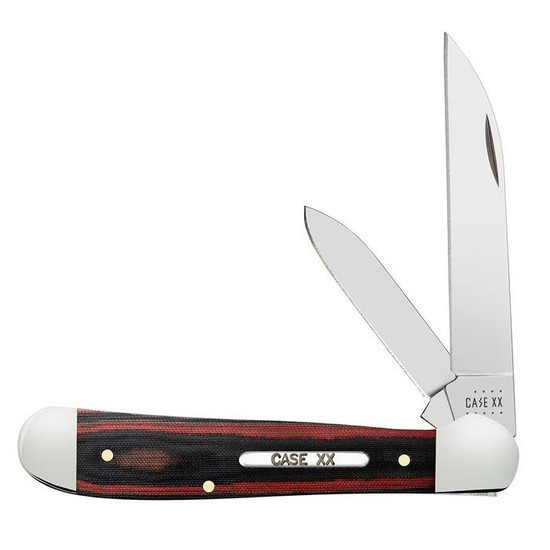Case Black Red Micarta Smooth Copperhead Knife