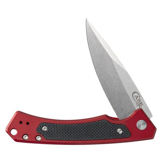 Case Red Anodized Aluminum W/ Black G10 Inlay Marilla Knife