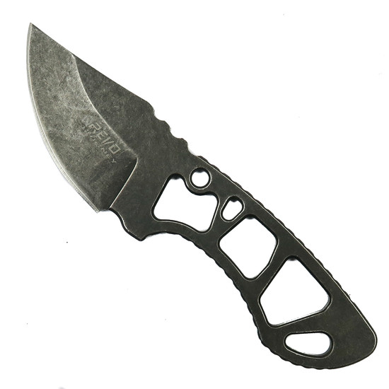 REVO Journey Companion Fixed Blade, Black Stonewash | BladeOps