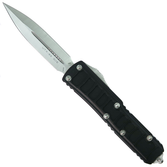 Microtech Signature Series UTX-85 II OTF Knife, Satin Dagger Blade