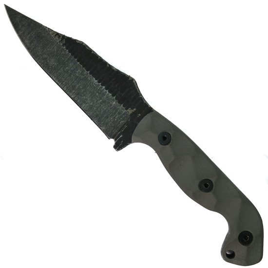 Stroup Knives TU1 Grey G10 Fixed Blade Knife