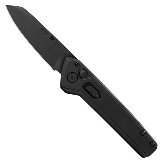 Buck Blackout Deploy Auto Folding Knife, Black S35VN Blade