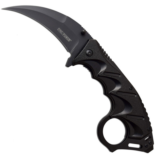 Tac-Force Black Karambit Spring Assisted Knife