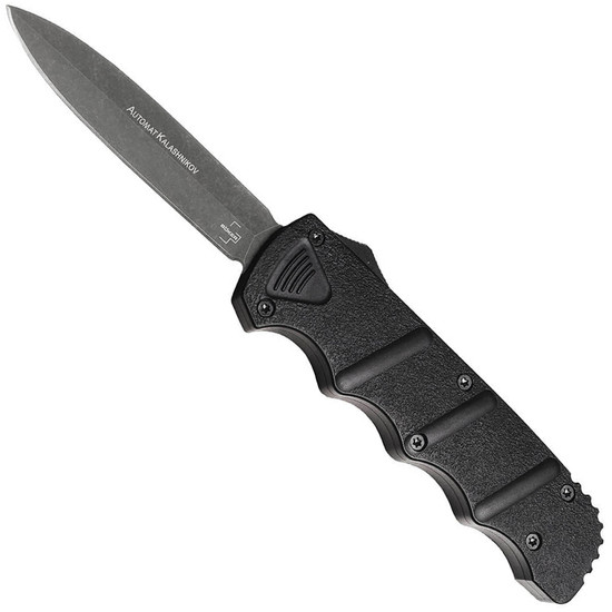 Boker Plus Black Kalashnikov OTF Auto Knife, Black Dagger Blade