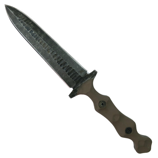 Stroup Knives FDE G10 Dagger Fixed Blade Knife