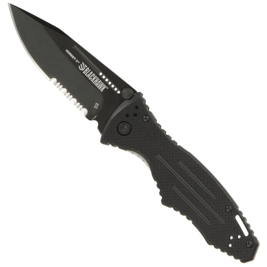 Blackhawk Hornet G10 Sideliner Assist Knife, Black D2 Blade | BladeOps