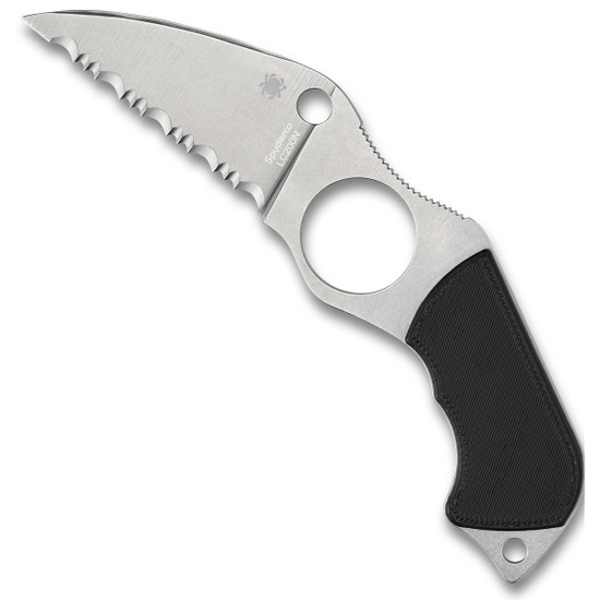 2 in 1 Cool Black Multi-Functional Fixed Blade Scissor Knife with Shea –  Dispatch Knives