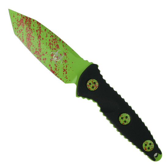 Microtech Signature Series Zombie Socom Alpha Tanto Mini Fixed Blade Knife