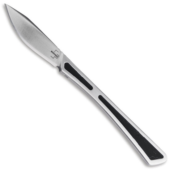 Boker Plus Alexander Krava Scalpel Knife, D2 Satin Drop Point Blade