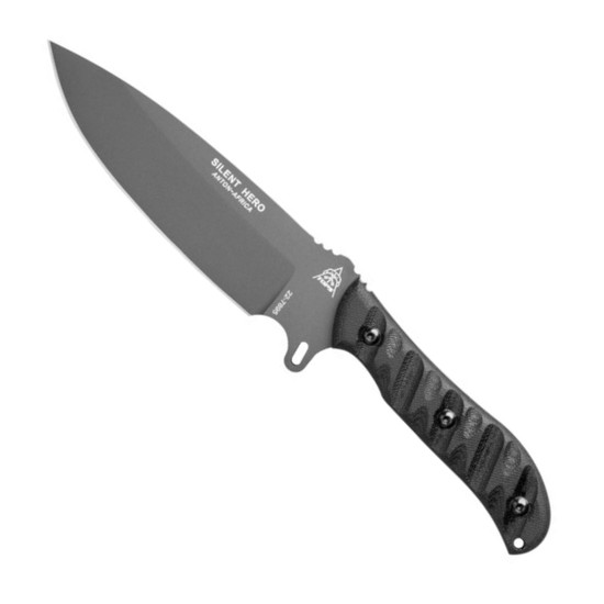 TOPS Knives Silent Hero Sniper Grey RMT Fixed Blade Knife