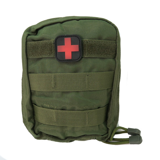 SurvivalGrid First Aid Survival Kit MOLLE Bag, OD Green