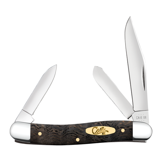 Case®  Smooth Black & Green Micarta® Large Stockman –