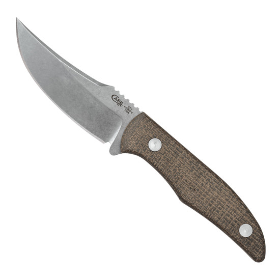 Case OD Green Burlap Micarta Hunter CT1 Fixed Blade Knife