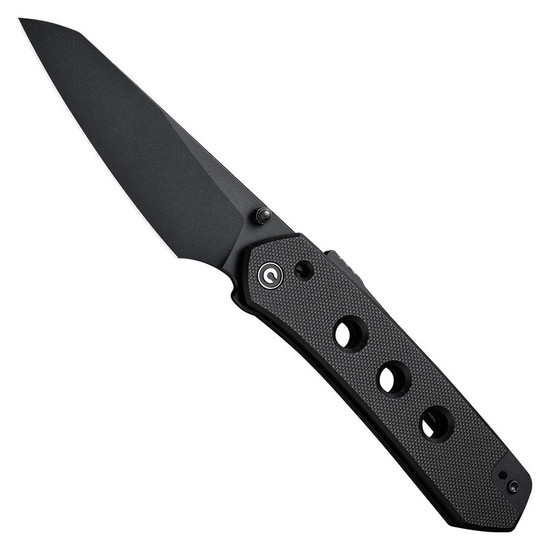 CIVIVI Vision Black G10 Superlock Folding Knife, Black Reverse Tanto