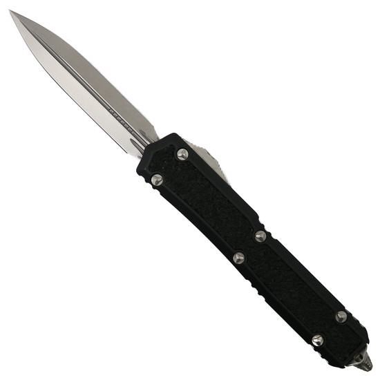 Microtech SCRATCH & DENT Signature Series Makora OTF Knife, Stonewash Dagger Blade