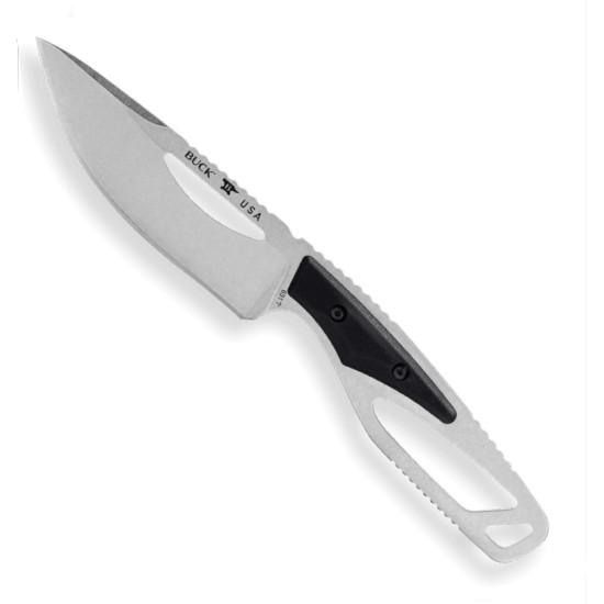 Buck PakLite 631 and 635 Field Kit Black Glass Filled Nylon Fixed Blade Knife, Skinner Blade