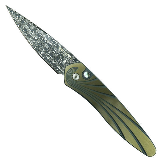Pro-Tech 2024 Newport Custom Two-Tone Blasted Green Bronze