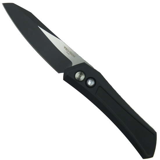 ProTech Oligarch Black Aluminum Auto Knife, MagnaCut Blade