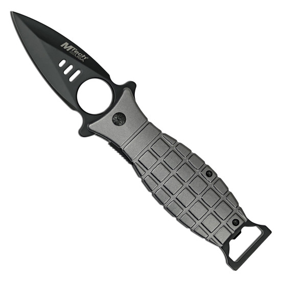 MTech MT-A840P Bohemian Dark Stonewash Spring Assist Knife, Spear