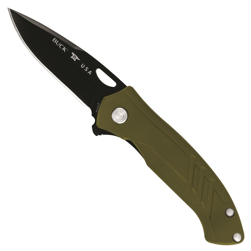 Knife Highlight: Buck Bazooka Green Momentum Spring Assisted Knife