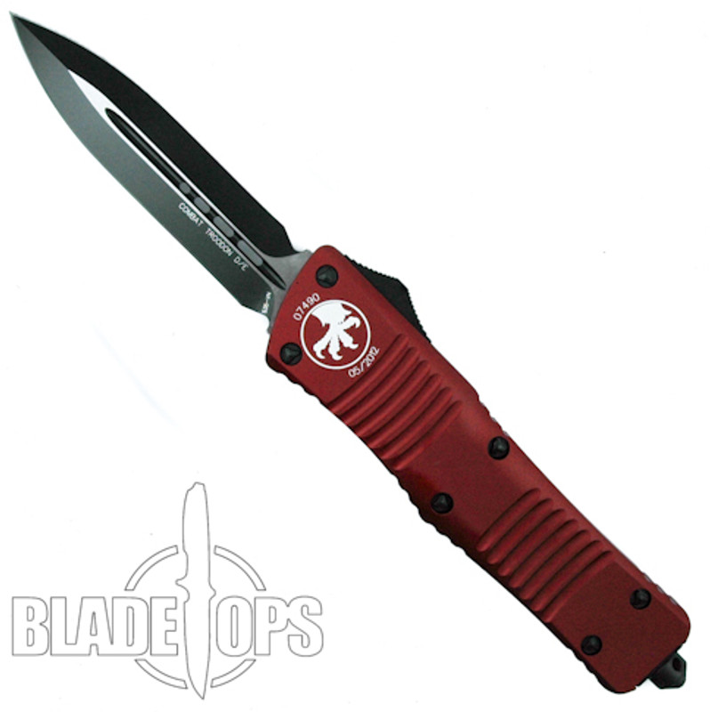 Microtech Run of Red Combat Troodon OTF Knives