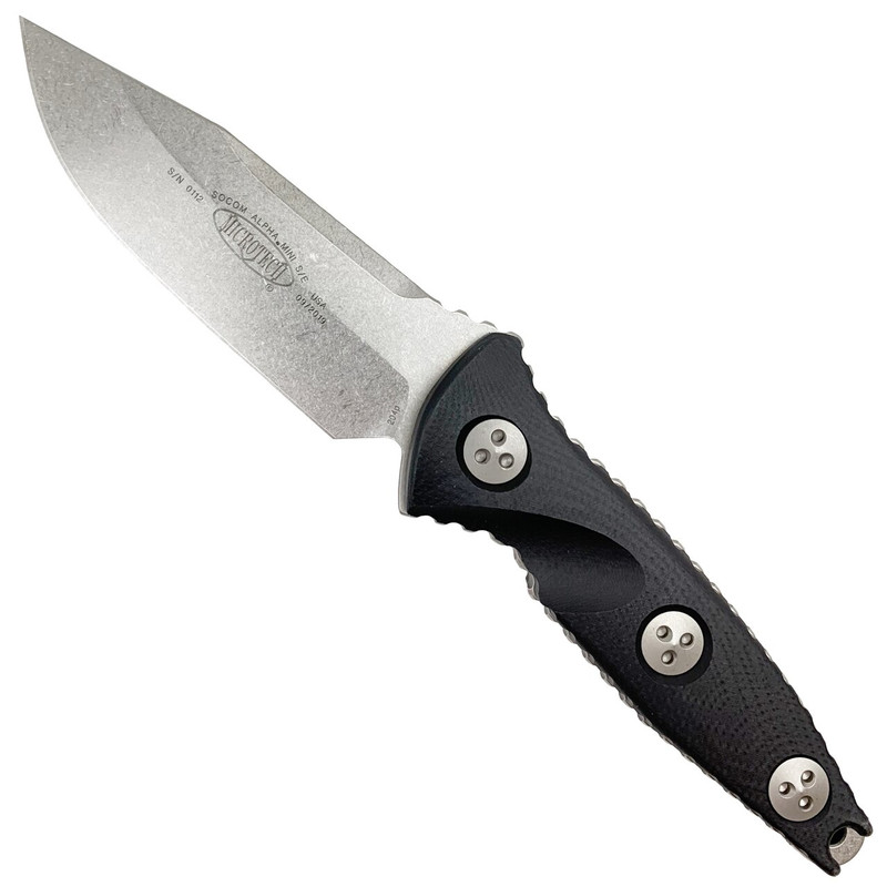 Knife Review: Microtech Socom Alpha Tanto Mini Fixed Blade Knife Stonewash Finish