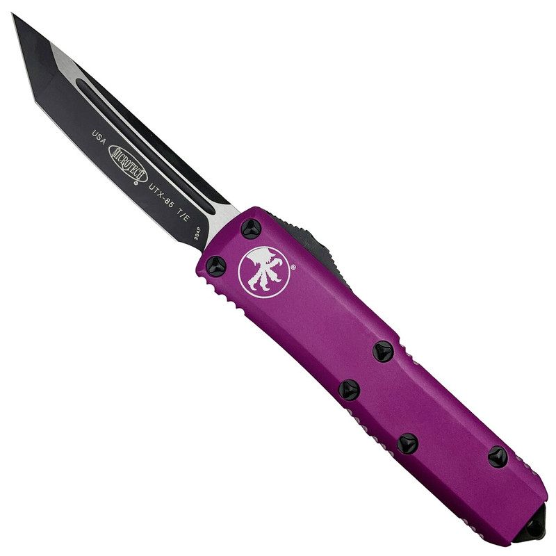 Knife Review: Microtech Violet UTX-85 OTF Automatic Knife - BladeOps