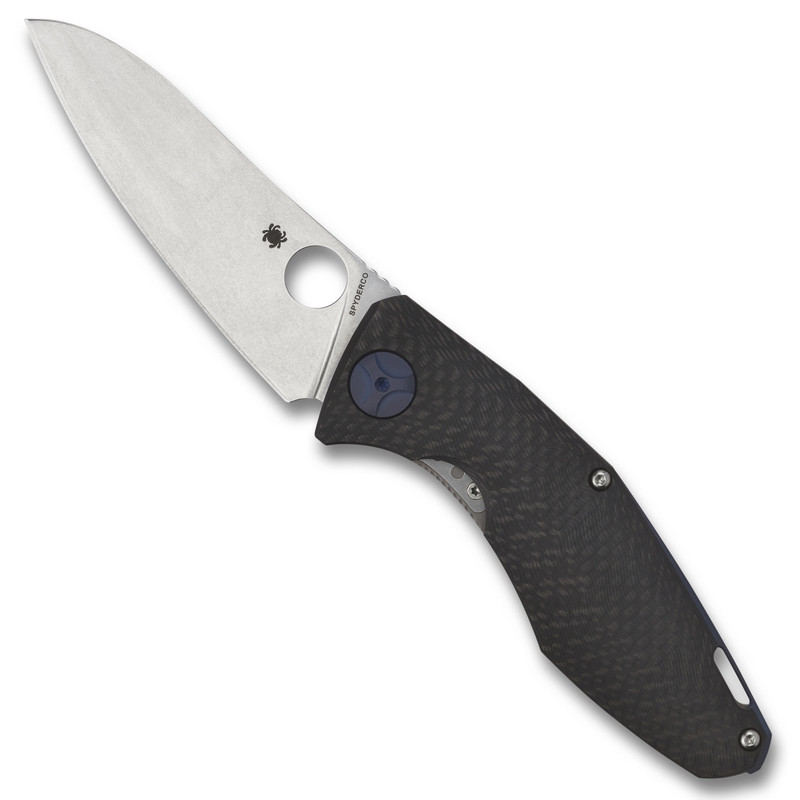 Knife Review: Spyderco Drunken Carbon Fiber Folder Knife