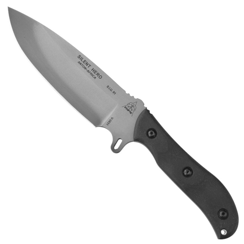 Knife Review: ​The Tops Silent Hero Smooth Fixed Blade Knife