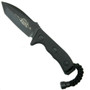 Microtech 103-1BL Currahee T/E Fixed Blade Knife, Black Blade