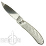 Piranha Silver Toxin Auto Knife, 154CM Mirror Combo Blade