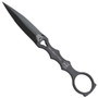 Benchmade 176BK SOCP Dagger D/E Fixed Blade Knife, Black Sheath, Black Blade