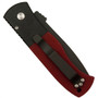 Pro-Tech Emerson CQC7 E7T48 Tanto Auto Knife, Dark Red G-10, 154CM Black Blade
