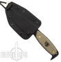 DPx HEST Original Fixed Blade, Black Serrated Blade