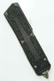 Microtech SCARAB OTF Knife, DLC Black Tanto, SER,  MT113-2
