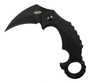 Scratch & Dent Brous Blades Enforcer Folding Karambit, Blackout Blade