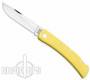 Bear & Son C338L Large Yellow Delrin FarmHand Lockback Knife