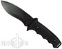 Bear OPS CQC-200-B4-T Combat Knife, Black Modified Drop Point Blade, Black G10 Handle