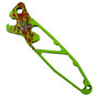 Microtech 100-1Z Zombie Socom Bottle Opener, Toxic Green/Red Finish