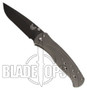 Benchmade 790BK Subrosa Nitrous Assist Knife, Plain Edge Black Blade