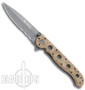 CRKT M16-13ZM Carson Desert Tactical Folder Knife, Bead Blast Spear Point Blade