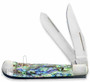 Bear & Son AB54 1/2 Abalone LIttle Trapper Knife