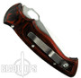 Piranha Red Hybrid Auto Knife, 154CM Stonewash Combo Blade