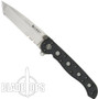 CRKT M16-10Z Carson EDC Folder Knife, Bead Blast Tanto Blade